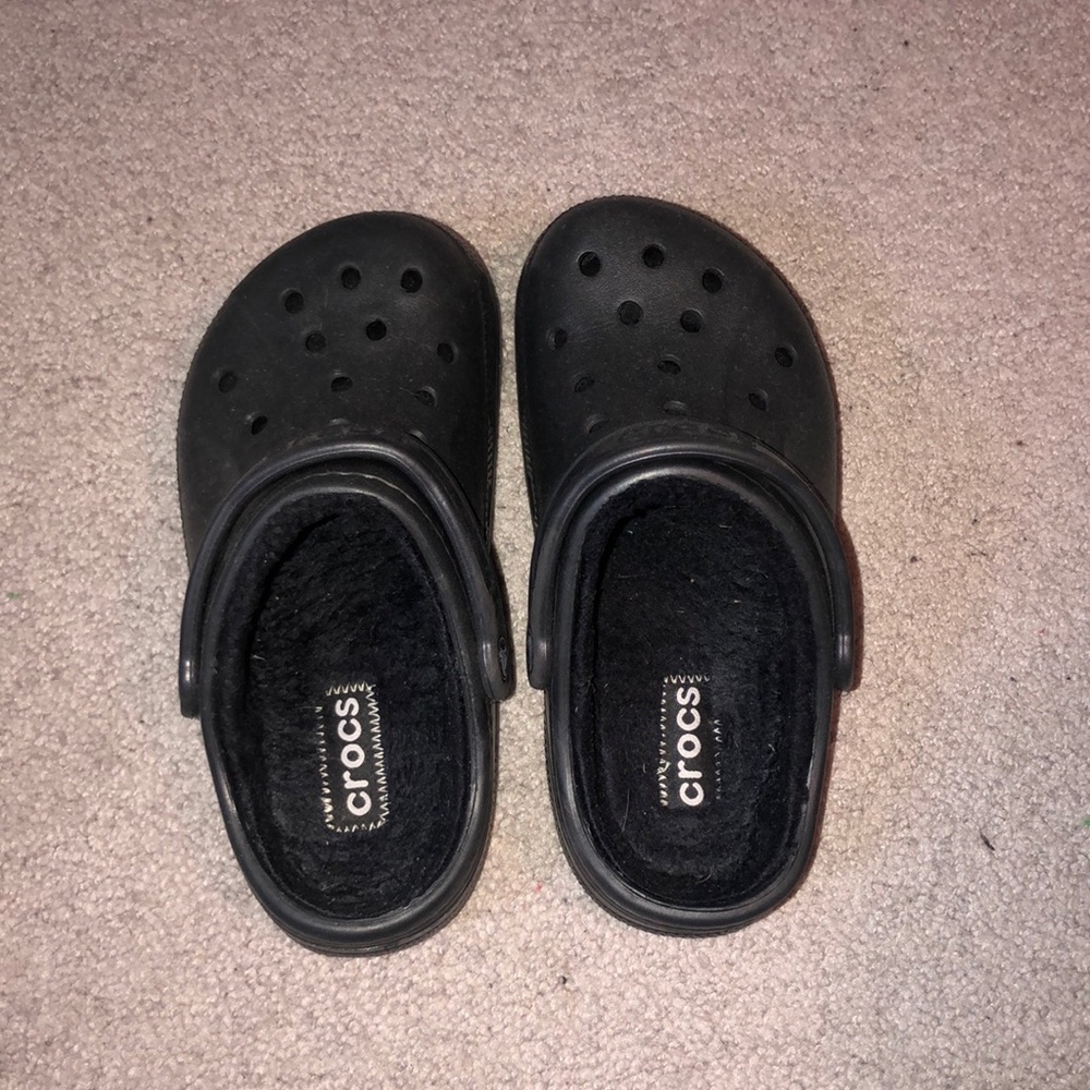 Fleece lined crocs